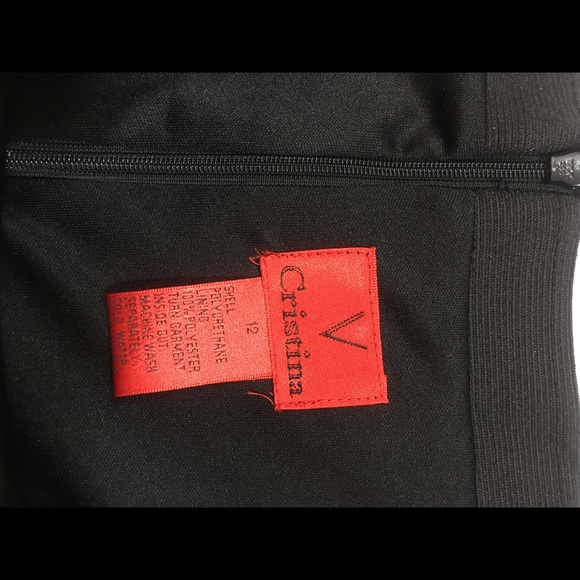 V. Cristina Vegan leather skirt size 12 - Picture 2 of 2