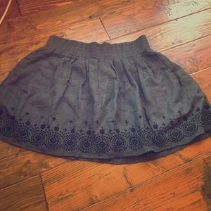 Gray skirt