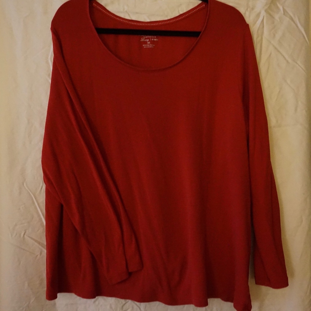 SALE!!!! Red Long Sleeve Tee-Shirt