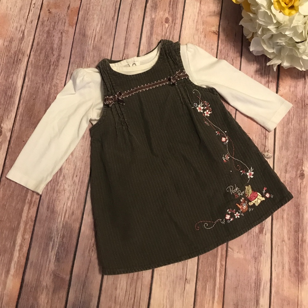 {Disney} Winnie Pooh Corduroy Dress