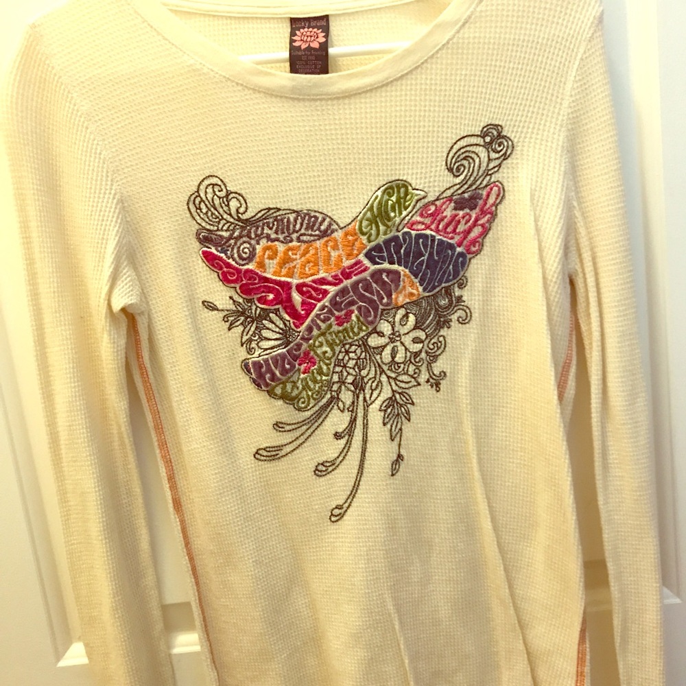 Lucky Brand long-sleeve top NWOT