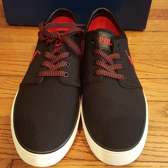 New Polo Ralph Lauren Faxon Sneakers - Picture 2 of 5