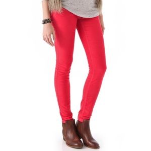 Free People Red Cord Pants