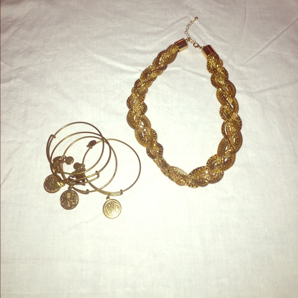 Gold necklace