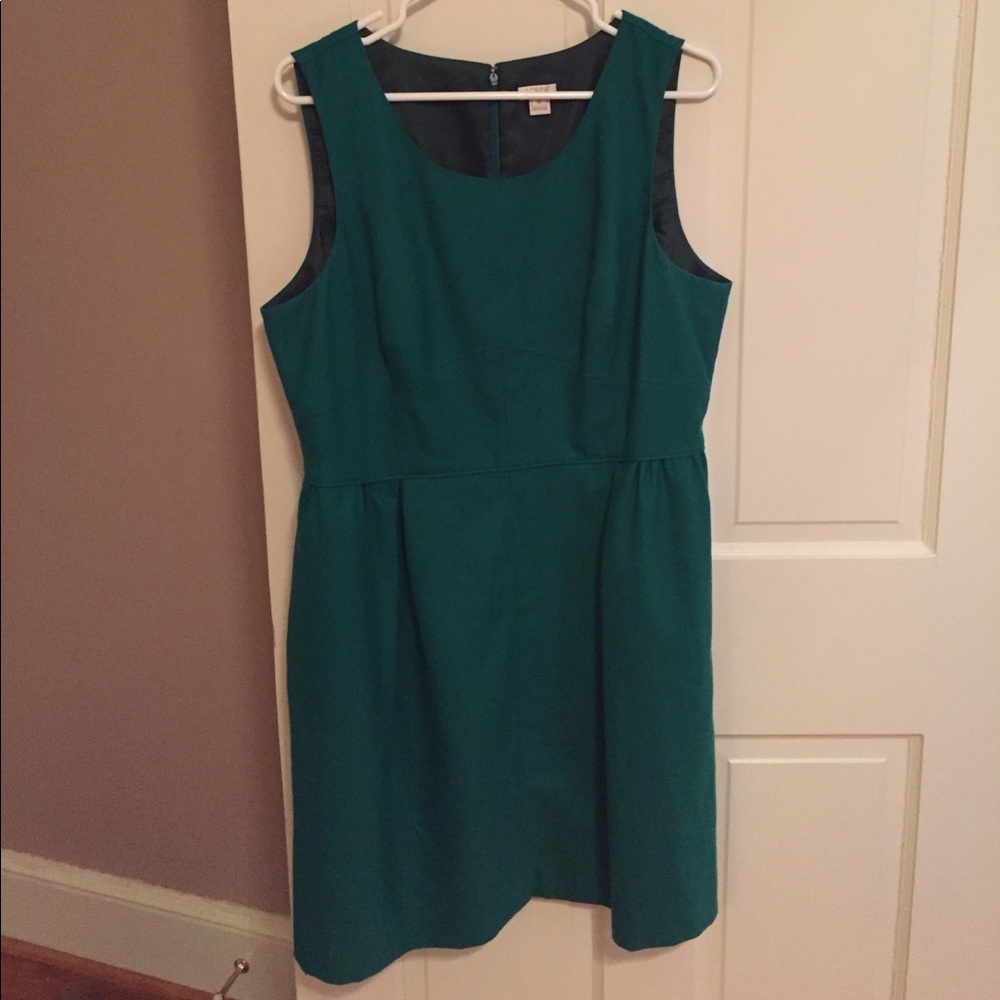 JCrew jade green dress