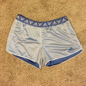 Periwinkle jersey Adidas shorts *Size M*