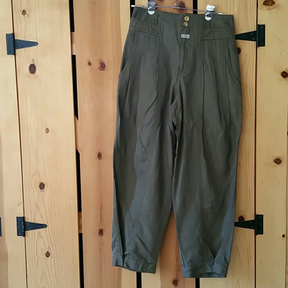 Marc Jacobs Military green cotton joggers