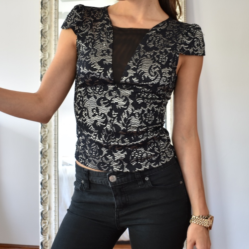 Urban Outfitters, Pins and Needles, xs, women's tank top, cap sleeve