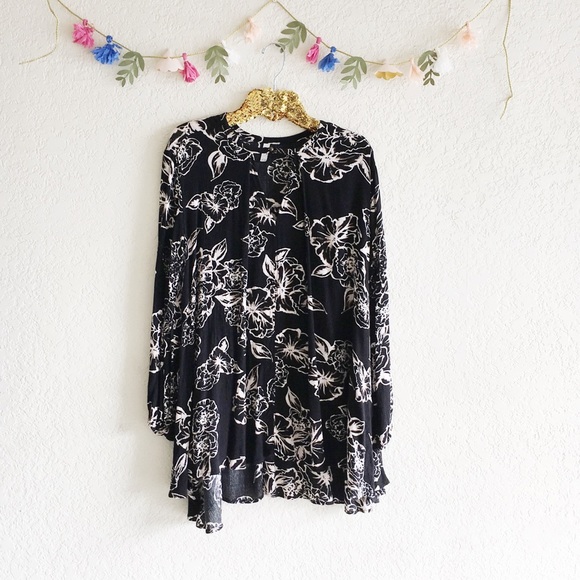 Free People Foil Print Swing Tunic - Picture 2 of 8