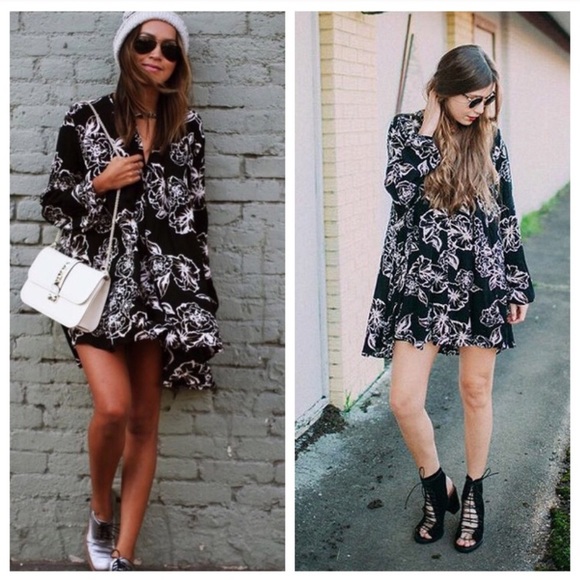 Free People Foil Print Swing Tunic - Picture 7 of 8