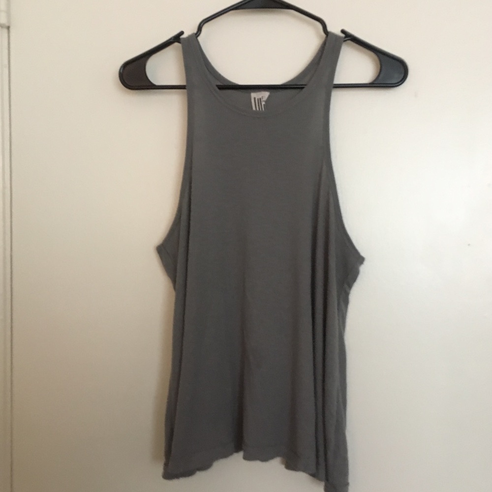 Gray Free People tank top