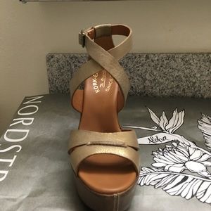 Kork-Ease Leather Wedges