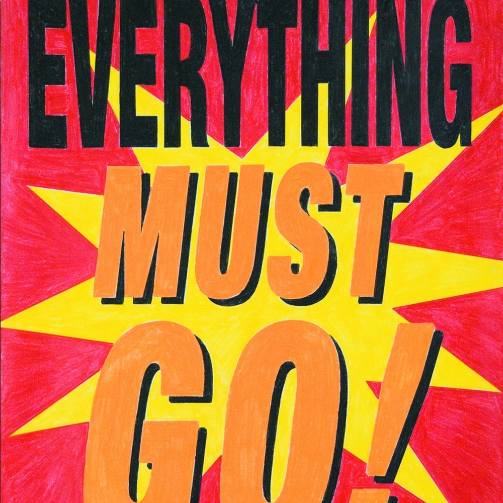 💥CLEARANCE SALE - EVERYTHING MUST GO💥