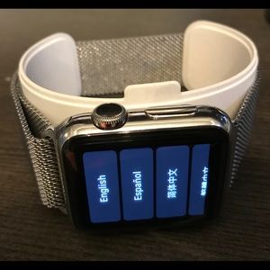 Apple Watch Series 1 Stainless 38mm Milanese Loop