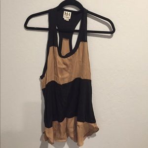 Haute hippie chiffon tank