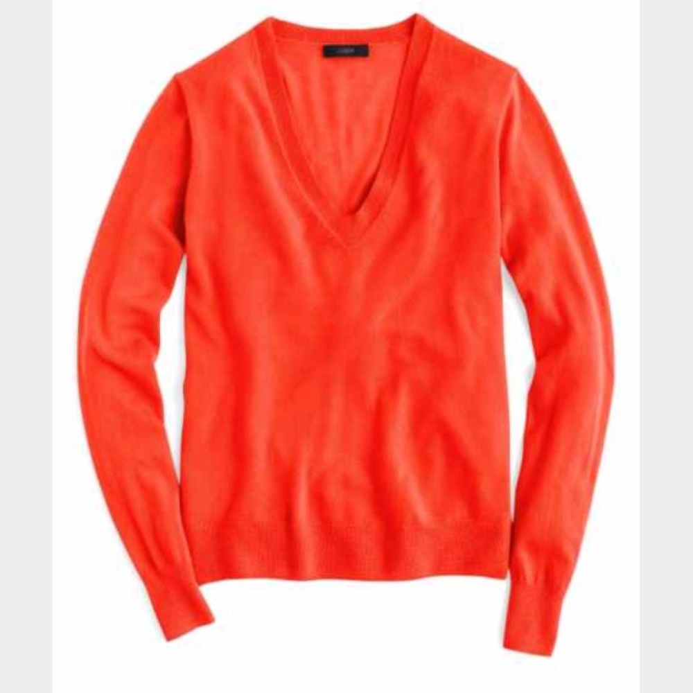 Bright Red J Crew Sweater