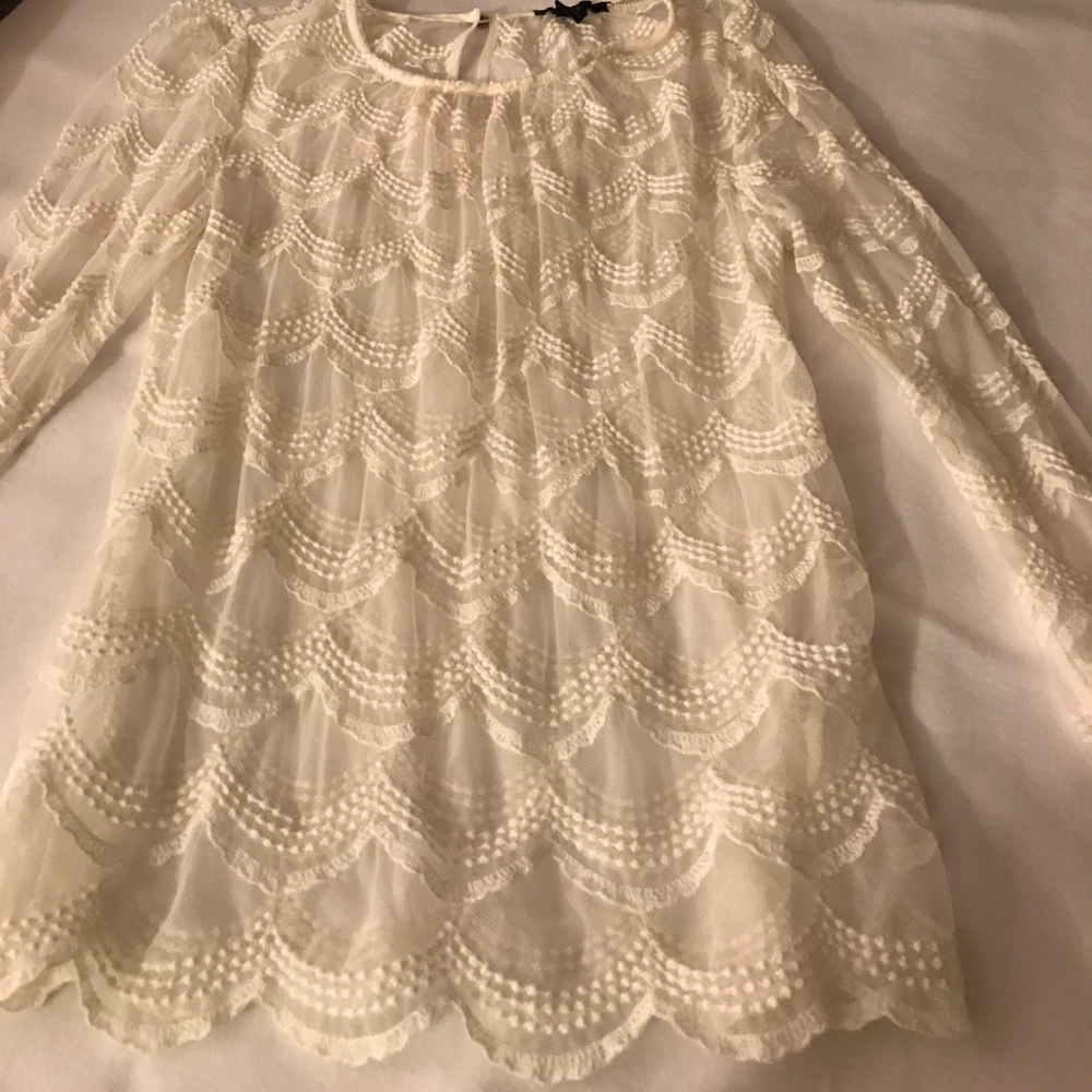 Sheer lace top