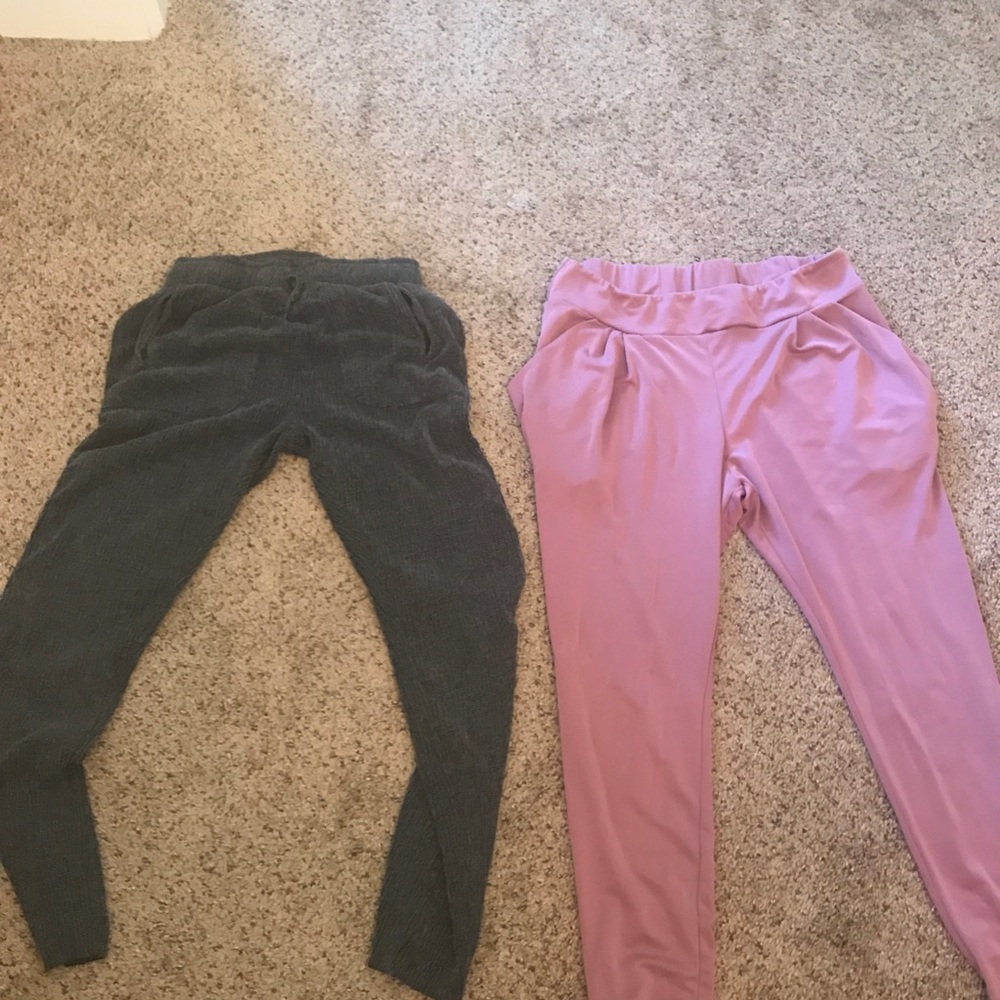 Free people and Zara jogger pants