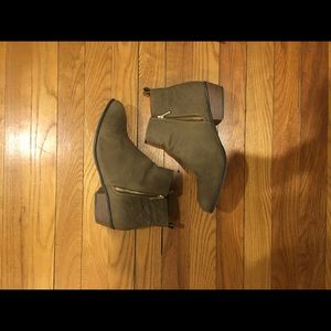 Just Fab tan booties size 9 Just Fab tan booties size 9
