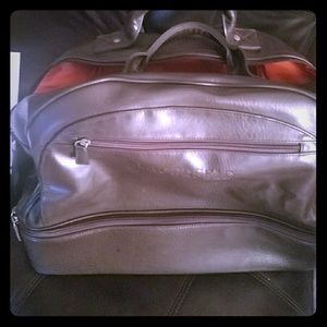 Karl Lagerfeld Designer faux  Leather duffle bag