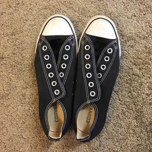 Converse low top sneakers - women's size 8