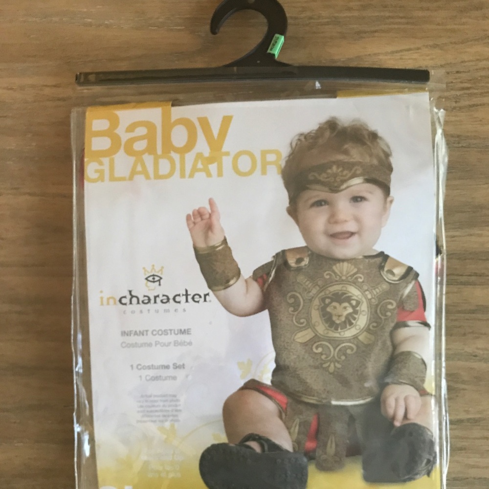 Baby gladiator Halloween costume 12m-18m