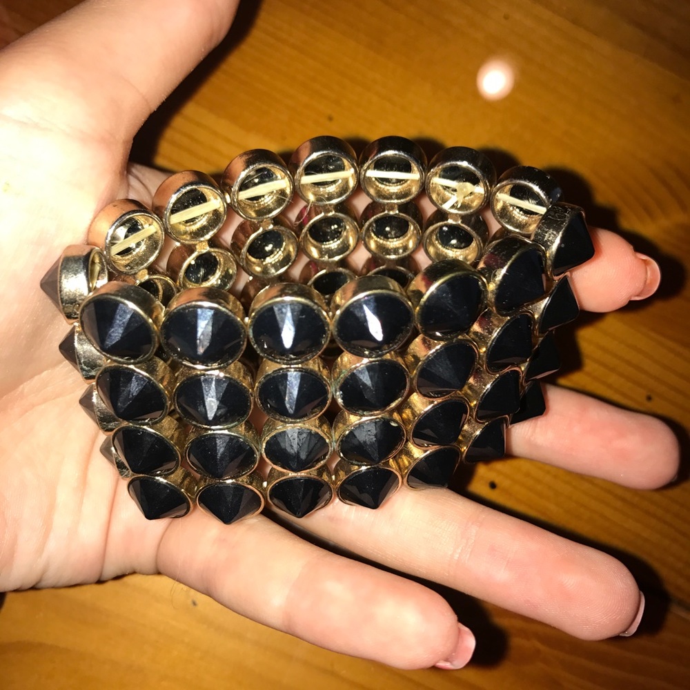 Black and gold bracelet