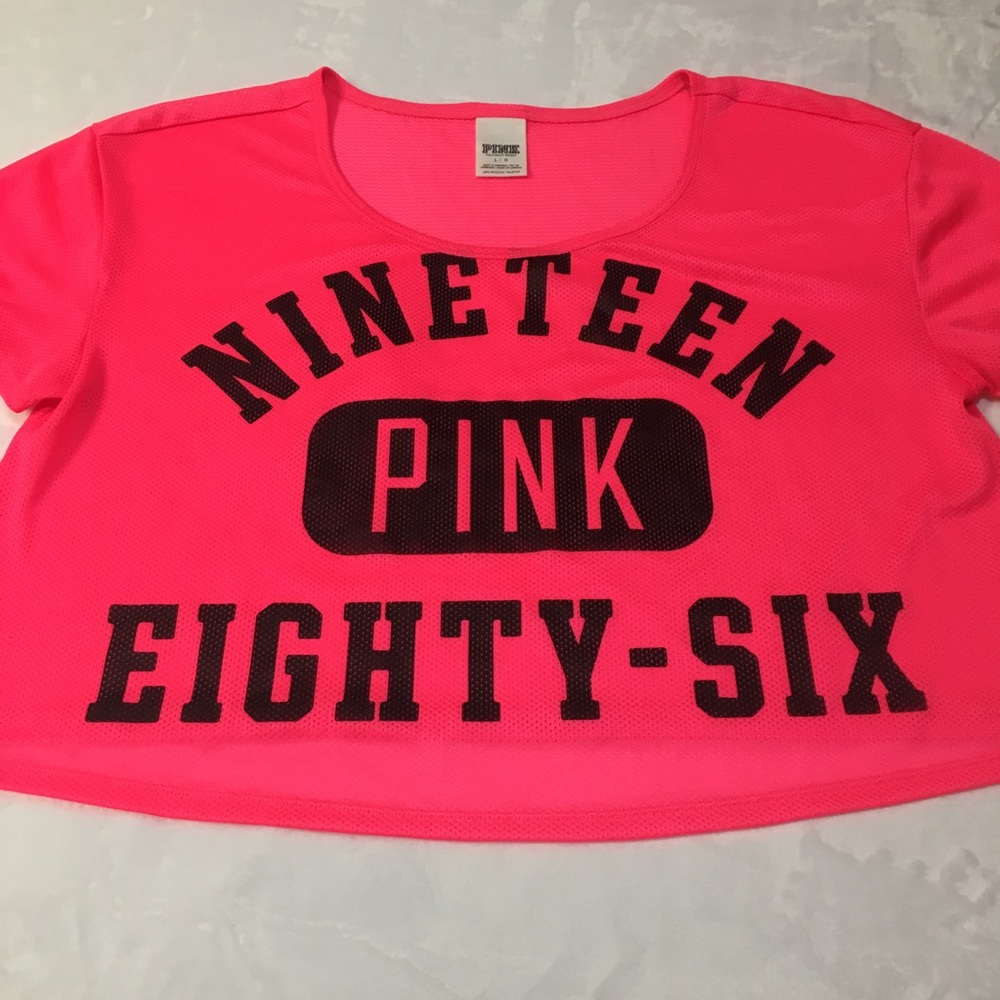 Victoria Secret Pink crop top size large - Picture 2 of 5