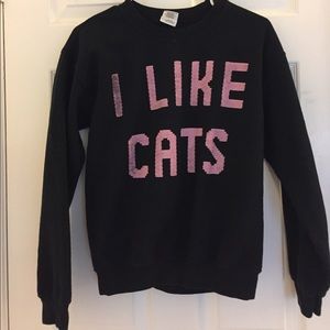 I Like Cats Sweatshirt