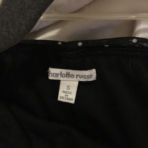 Strapless Charlotte Russe dress