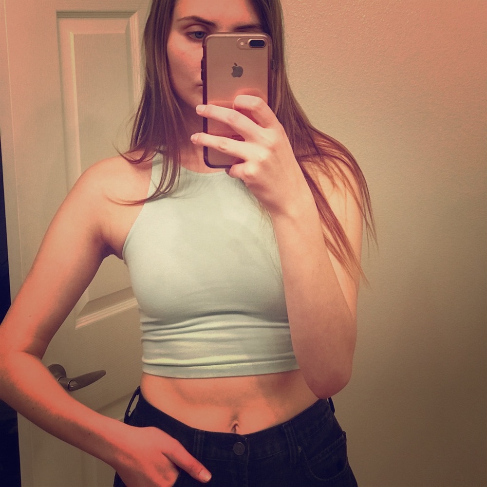 American apparel crop top