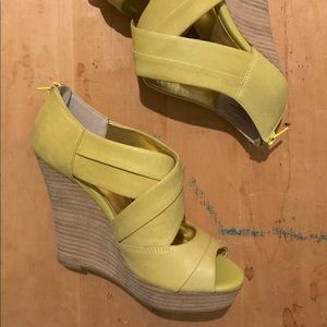 Chartreuse Seychelles Wedges