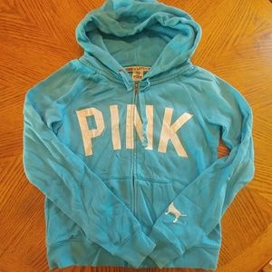 Pink Zip up Sweatshirt