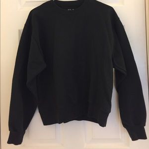 Plain Black Sweatshirt