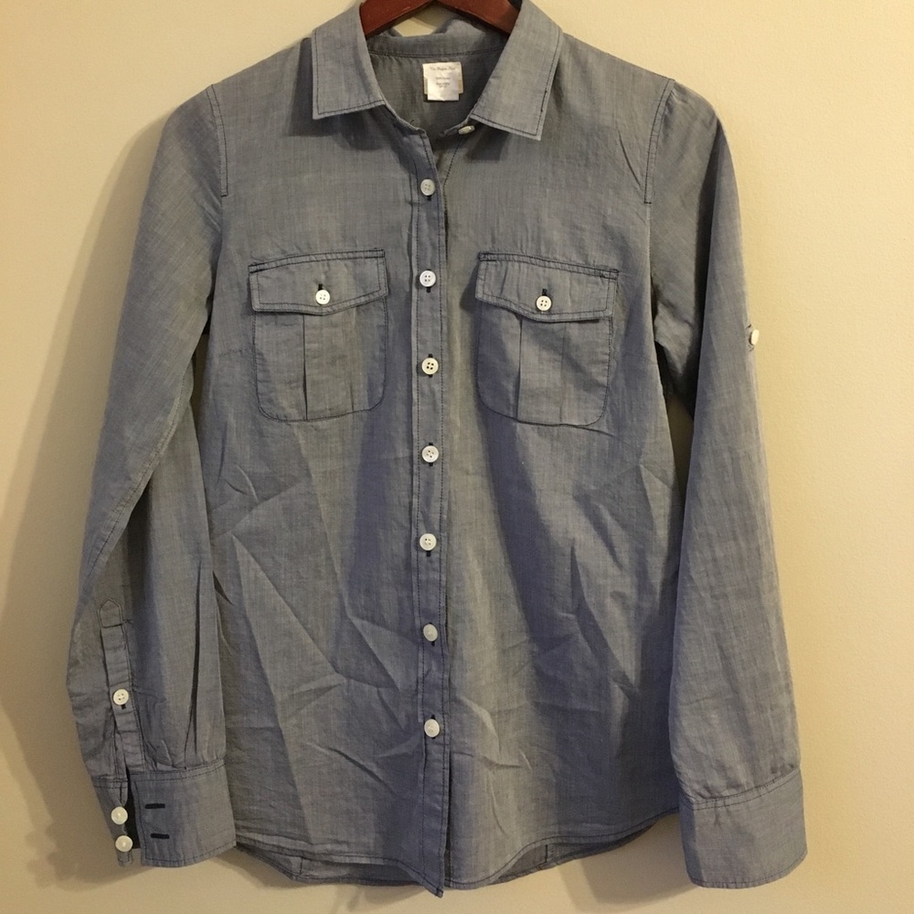 J Crew chambray button-down