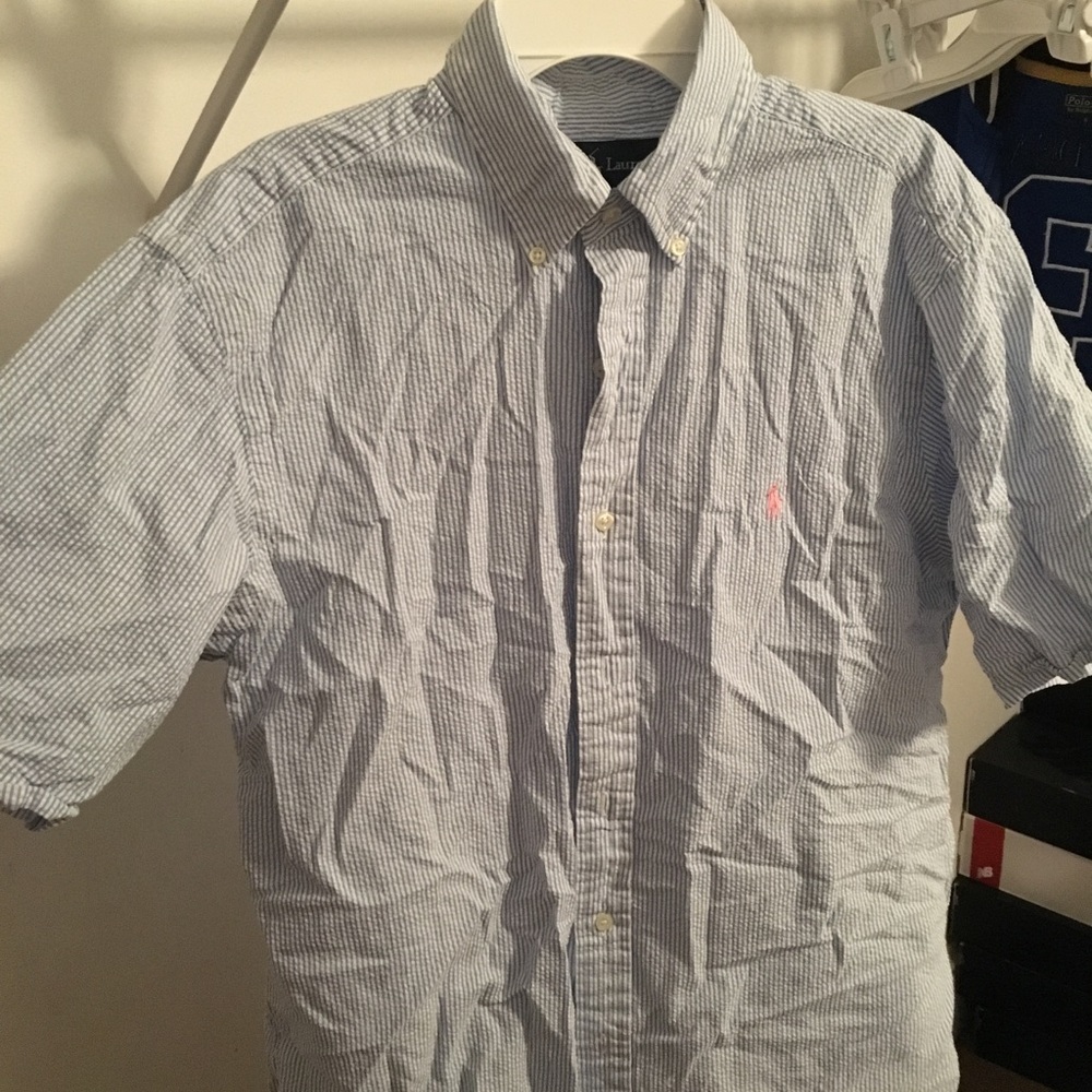 Men's Short Sleeve Button Down Shirt