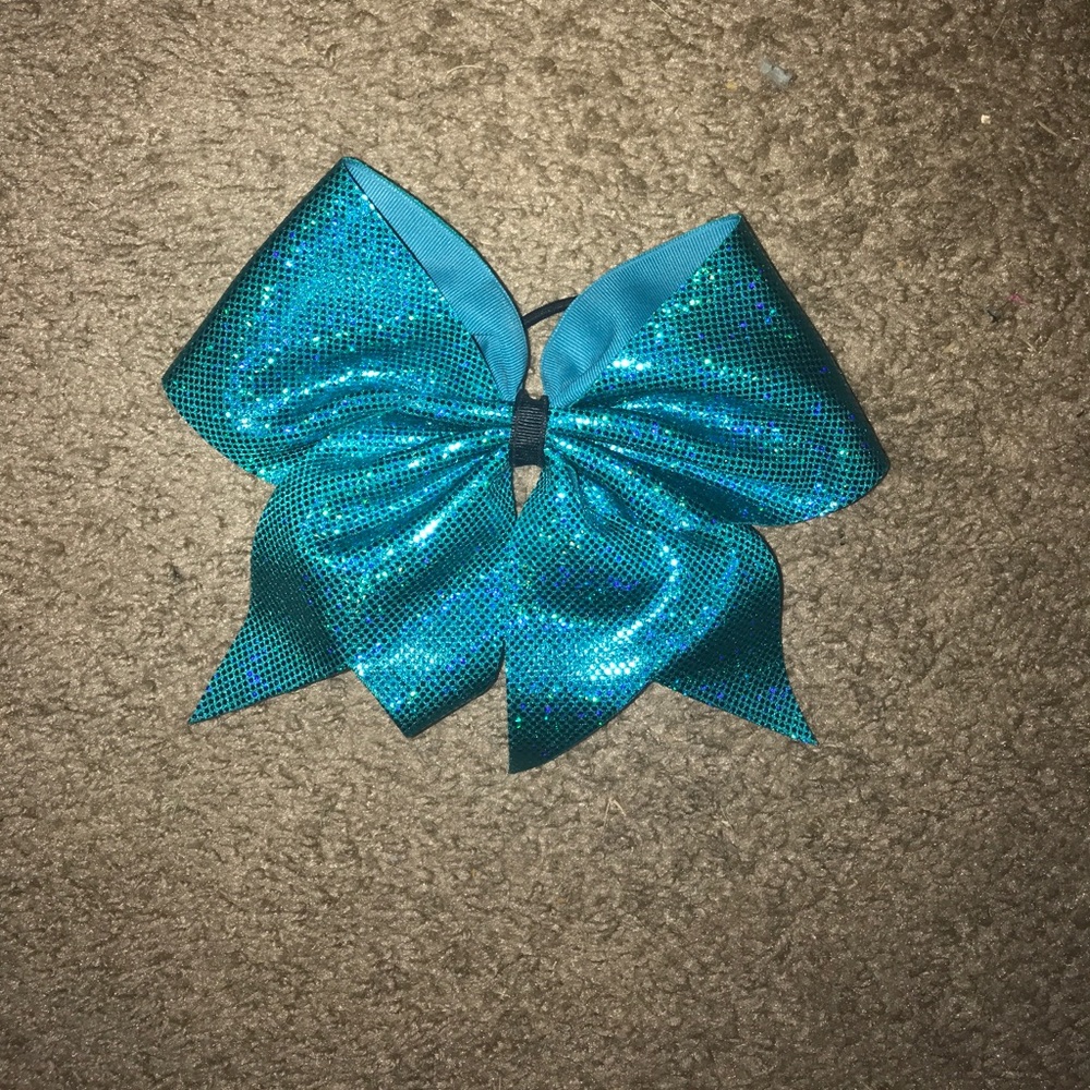 Turquoise Cheer / Hair Bow