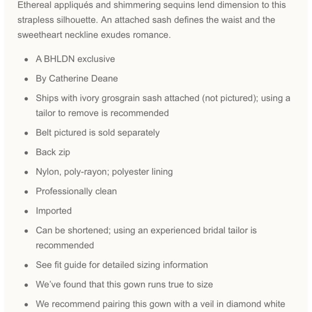 BHLDN Floral Appliqué Gown - Picture 5 of 5