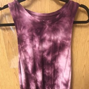 Casual tie dye tank top from American Eagle