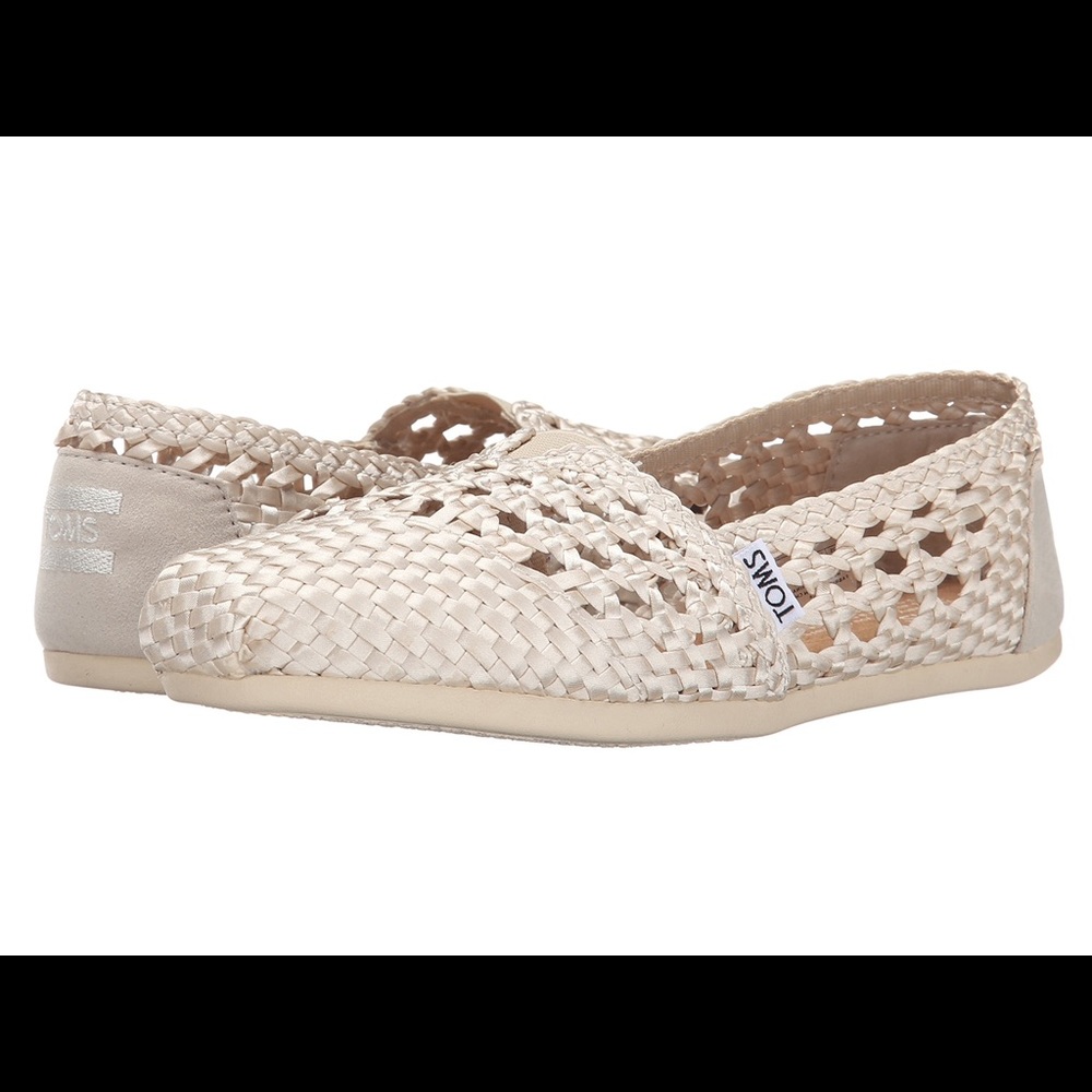 Toms Whisper Satin Woven Classic - New Size 6.5