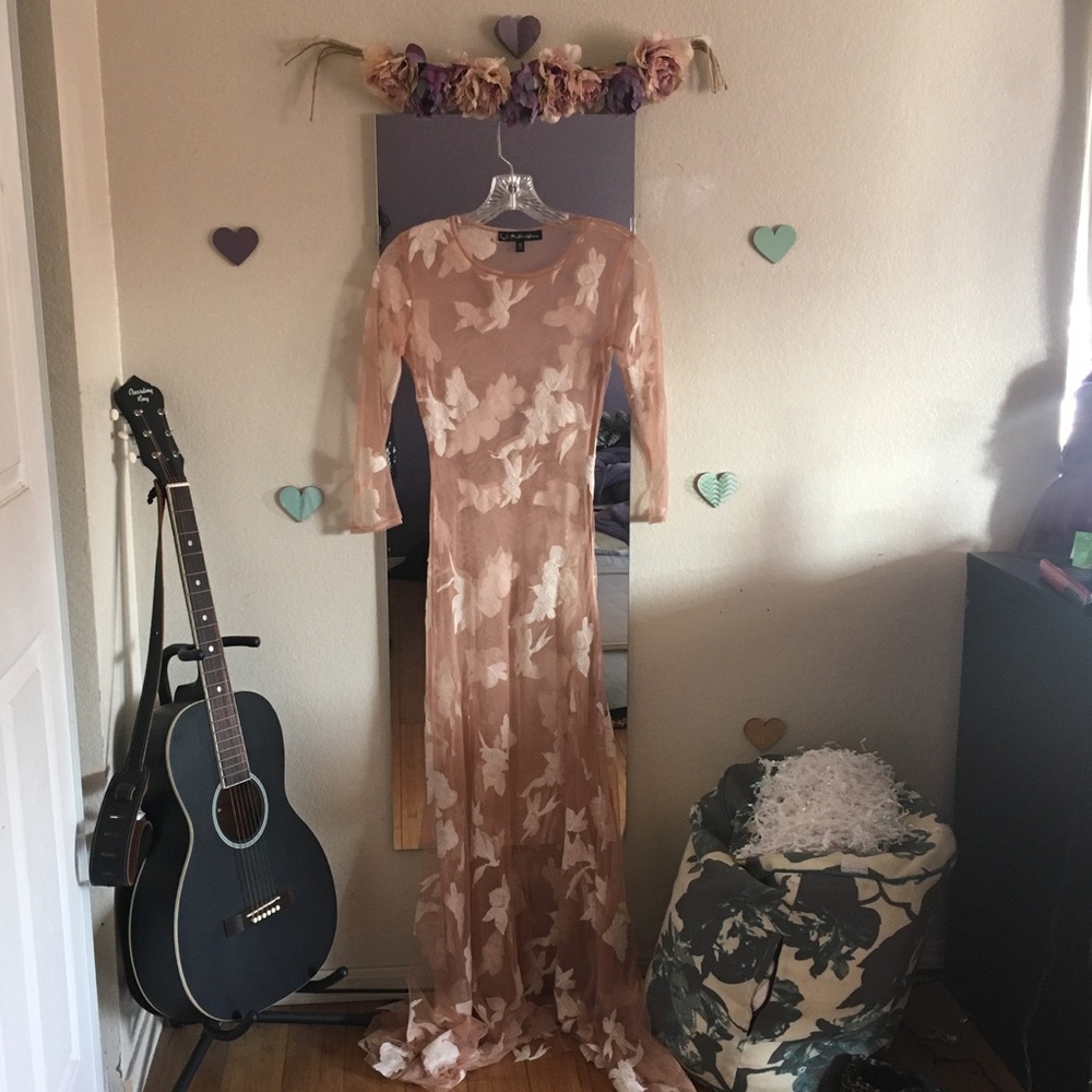 For love & lemons orchid maxi dress