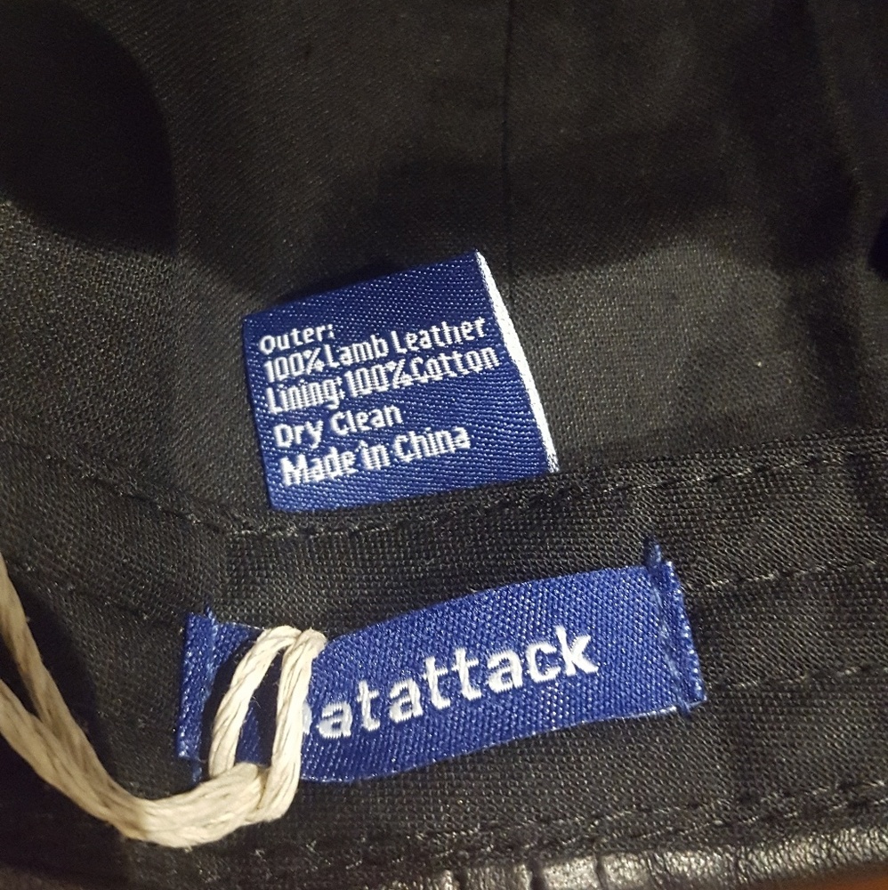100% Lamb Leather Baseball Hat - Picture 2 of 2
