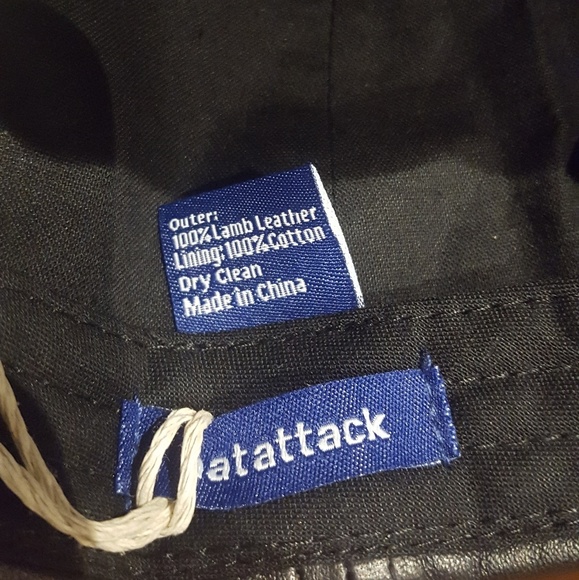 100% Lamb Leather Baseball Hat - Picture 2 of 2