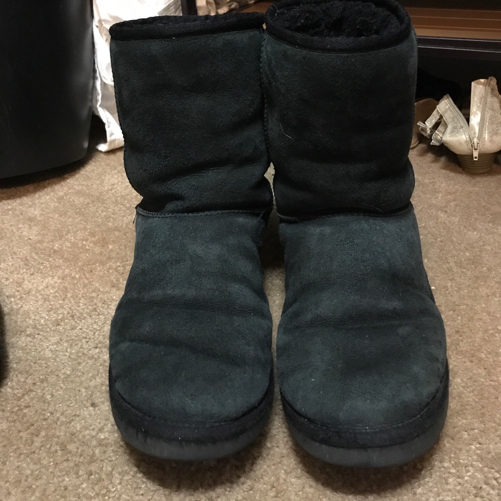 Black Traditional Short UGG Boots