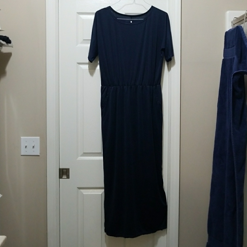Navy Blue maxi dress