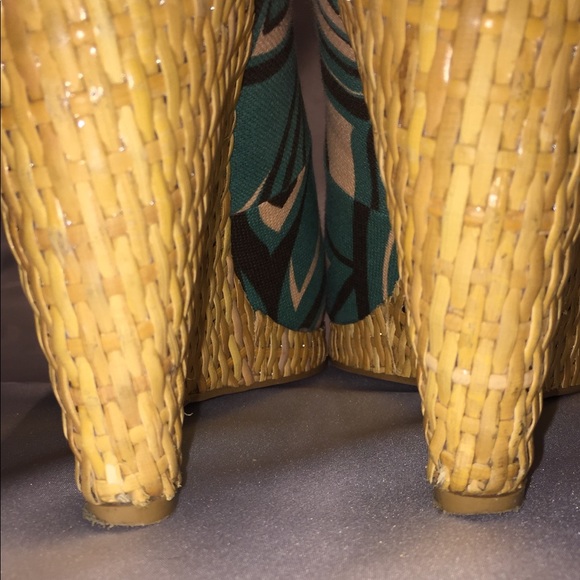 🚫SOLD🚫 Nine West YAMARIS Peep Toe Platform Wedges - Picture 5 of 5