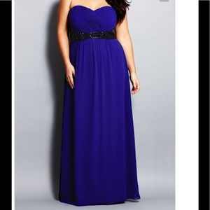 NWT City Chic strapless evening gown NWT City Chic strapless evening gown