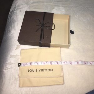 Authentic Louis Vuitton box and dust bag