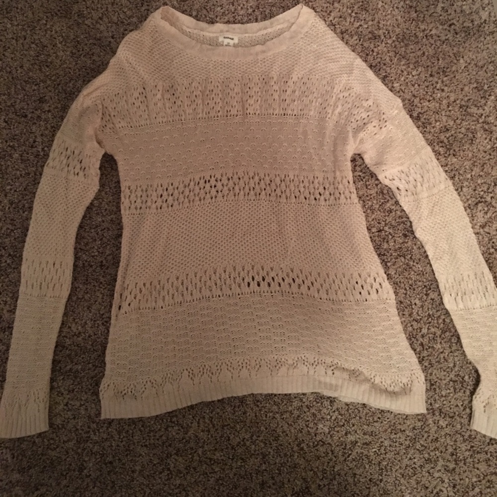 Garage cream sweater