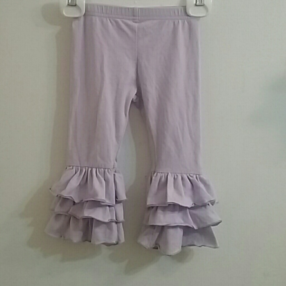 Light purple (lilac) ruffle pants